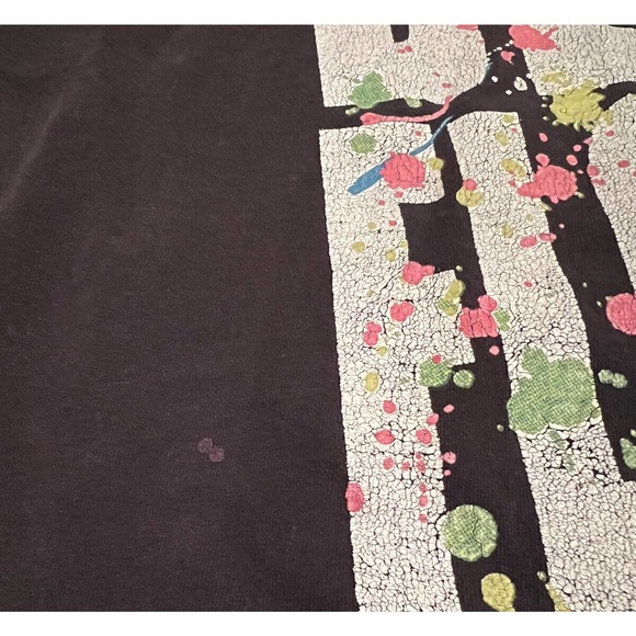 Vintage Cocoa Beach Florida T-Shirt X Large XL Made in USA Paint Splatter 1980’s - Picture 2 of 7